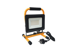 Arbeidslampe på stativ inkl. 50 W LED-pære svart 